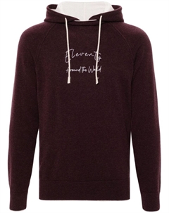 Свитер с логотипом, красный Eleventy