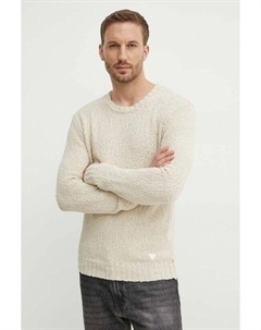 DEVEN хлопковый свитер, бежевый Guess