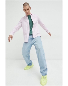 Хлопковая рубашка, розовый Superdry