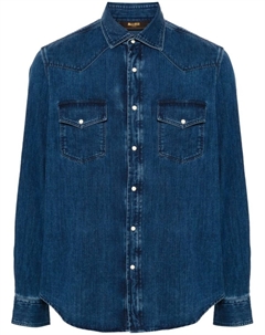Джинсовая рубашка Larrie, синий Moorer