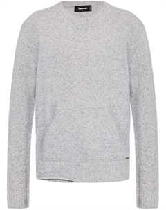 Джемпер с меланжевым эффектом, серый Dsquared2