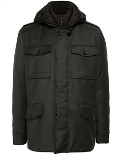 Пуховик Isac, зеленый Moorer