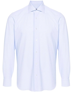 Рубашка с геометричным узором, синий Barba