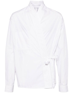 Рубашка из хлопкового габардина, белый Mordecai