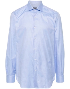 Рубашка на пуговицах, синий Barba