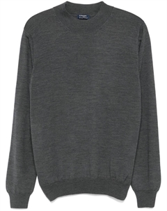 Шерстяной свитер, серый Barba