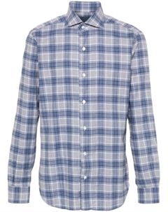 Клетчатая рубашка, синий Barba