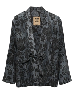 Жаккардовый жакет, синий Uma wang