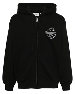Худи Ablaze на молнии, черный Carhartt wip