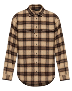 Клетчатая рубашка, коричневый Dsquared2