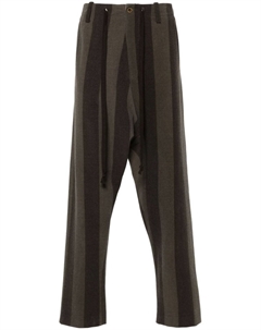 Брюки в полоску, коричневый Uma wang