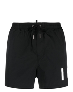 Однотонные плавки-шорты, черный Dsquared2