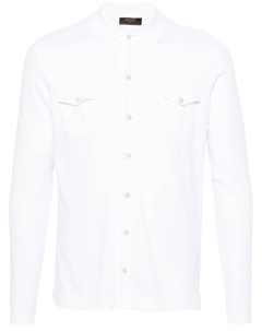 Трикотажная рубашка Jamison, белый Moorer