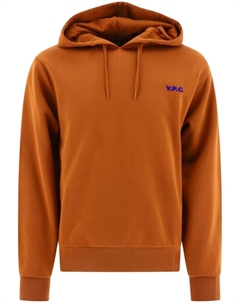 Толстовка с капюшоном из хлопка с принтом VPC, оранжевый A.p.c.