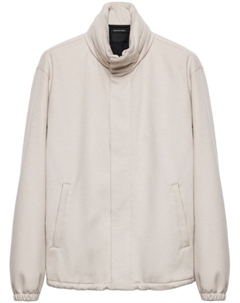 Кашемировый пиджак, нейтральный цвет Prada