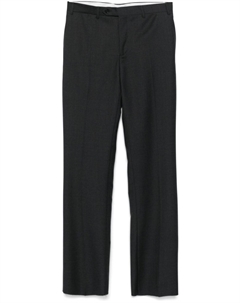 Шерстяные брюки строгого кроя, серый Canali