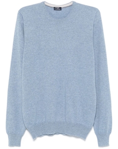 Кашемировый джемпер, синий Barba