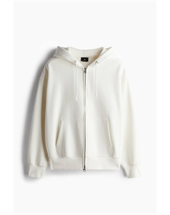 Толстовка оверсайз на молнии, белый H&m