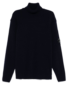 Свитер с декором Lens, синий C.p. company