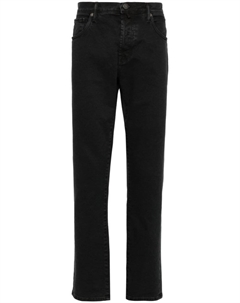 Джинсы прямого кроя, черный Incotex