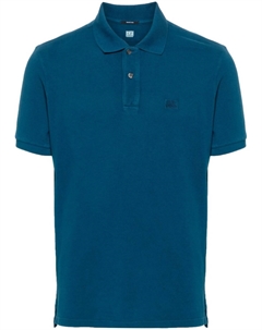 Рубашка поло с вышитым логотипом, синий C.p. company