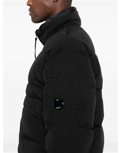 Пуховик с декором Lens, черный C.p. company
