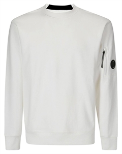 Толстовка с диагональным подъемом, белый C.p. company