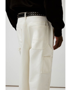 Брюки Carpenter мешковатого кроя., белый H&m