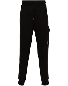 Спортивные брюки Lens зауженного кроя, черный C.p. company
