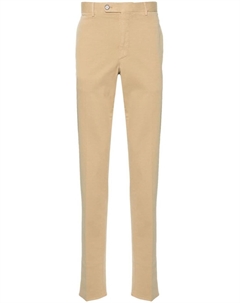 Узкие брюки с ремешками, нейтральный цвет Incotex