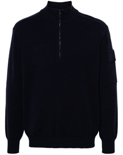 Свитер с логотипом, синий C.p. company