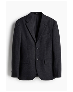 Куртка из смесовой шерсти обычного кроя., серый H&m