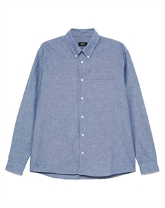 Рубашка из органического хлопка, синий A.p.c.