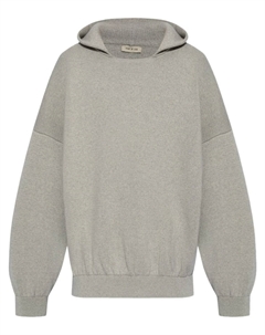 Шерстяное худи с приспущенными плечами, серый Fear of god