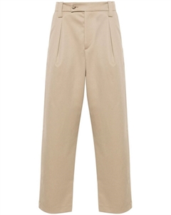 Брюки из габардина пошитые на заказ, нейтральный цвет A.p.c.