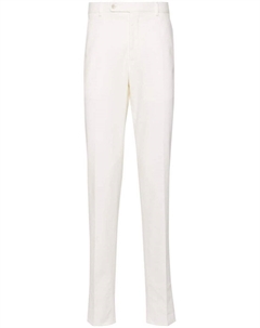 Брюки с заутюженными складками, белый Incotex