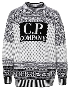 Свитер с логотипом, черный C.p. company