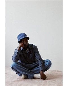 Рубашка свободного кроя, синий H&m