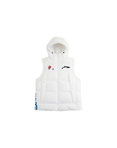 Спортивная баскетбольная коллекция жилет мужской туман белый, белый Li-ning