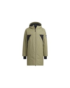 Пуховик мужской оливково-зеленый, оливково-зеленый Adidas