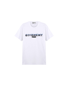 Футболка мужская, белый/синий Givenchy