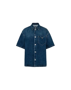 Рубашка мужская, синий Prada