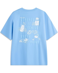 Футболка мужская из коллекции Sports Life, цвет светло-голубой, светло-голубой Li-ning