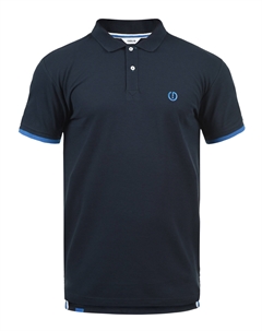 Поло, синий Solid