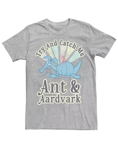 Мужская футболка с рисунком Pink Panther Ant And Aardvark Try And Catch Me Licensed character