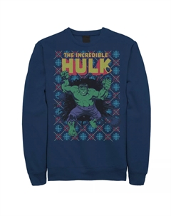 Мужской свитер с капюшоном Marvel Hulk Smash Ugly Christmas Licensed character