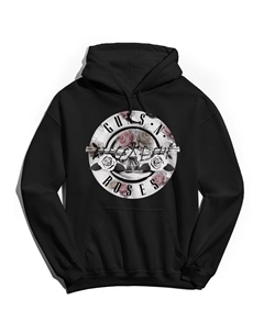 Мужская худи Guns n' Roses с цветочным принтом Bullet Licensed character