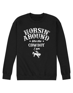 Мужской ковбойский свитшот Horsin Round Licensed character