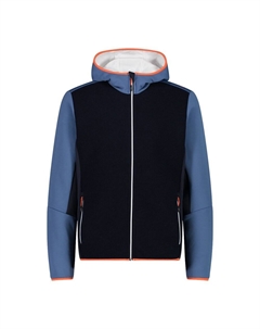 Толстовка на молнии Fix Hood 32M2257, синий Cmp