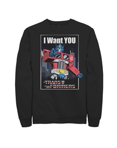 Мужской свитшот Transformers Optimus Prime I Want You Licensed character